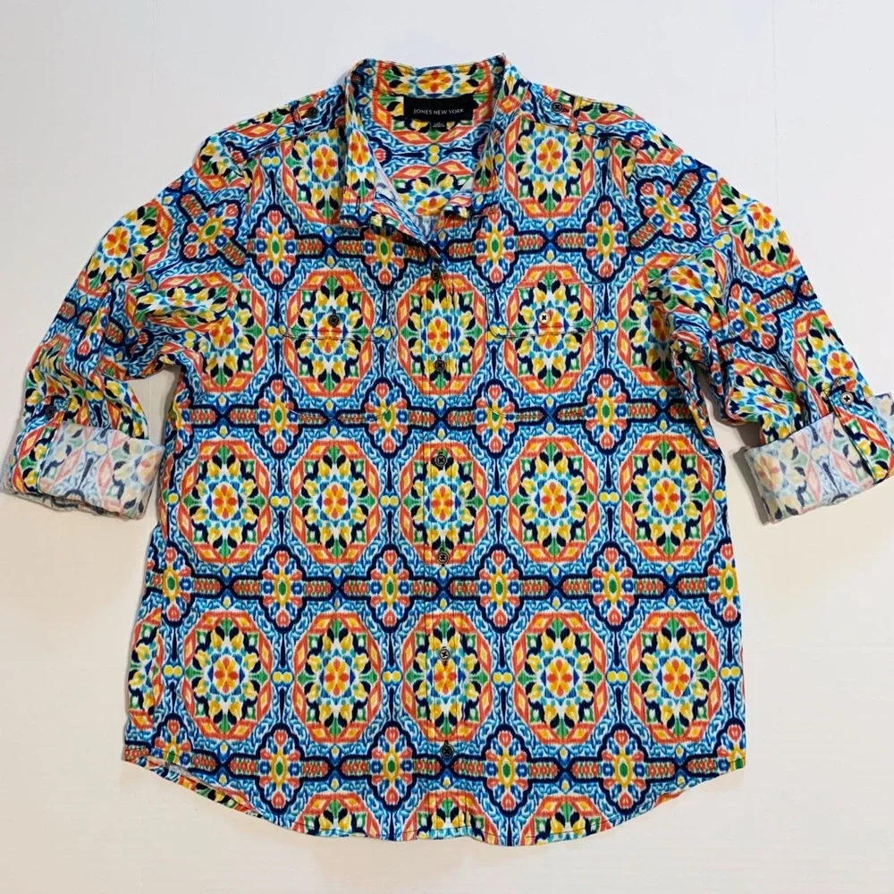 Jones New York Button Down Shirt - Picture 2 of 8